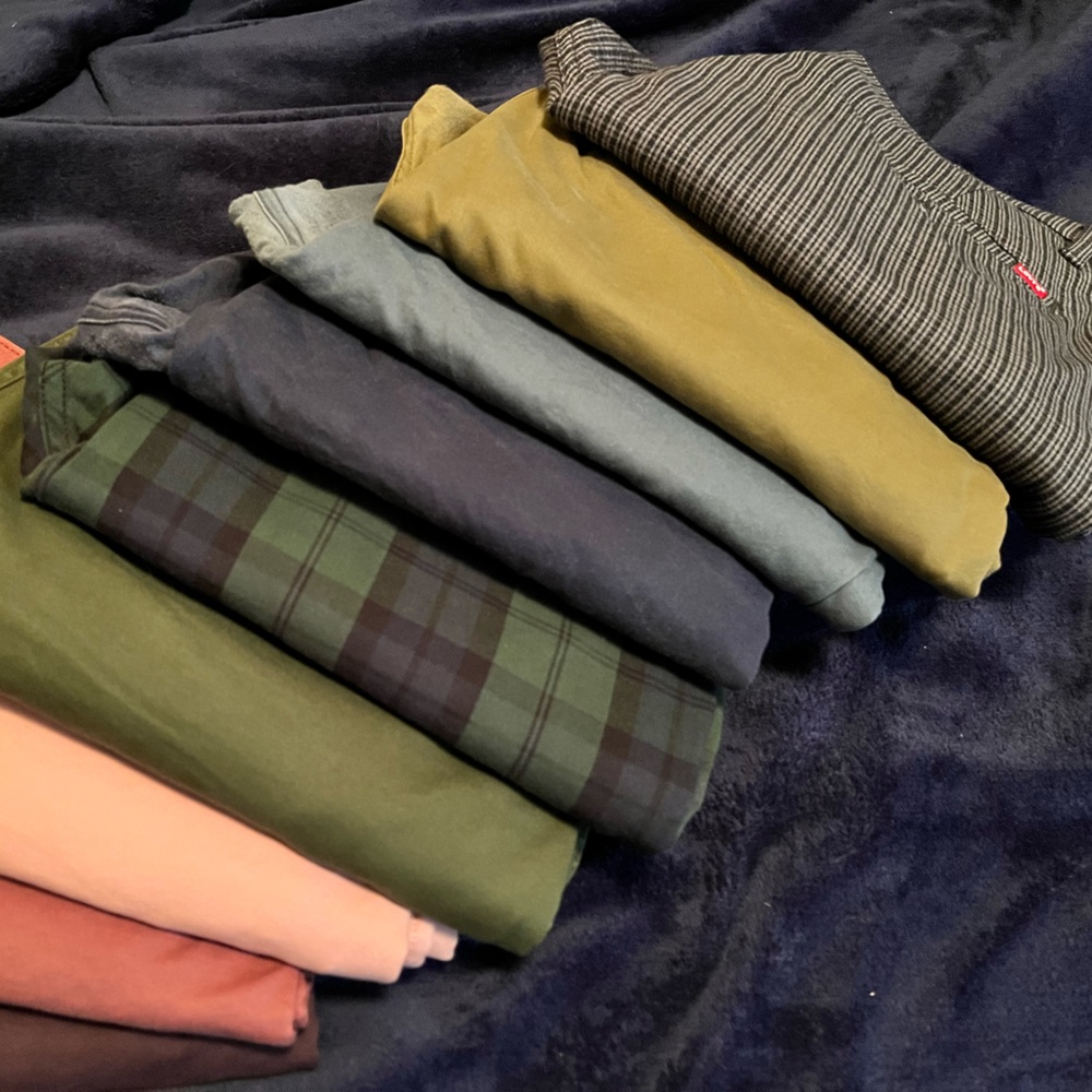 BUNDLE. Levi's XX chino. Standard taper. 34x30. 9 pairs.